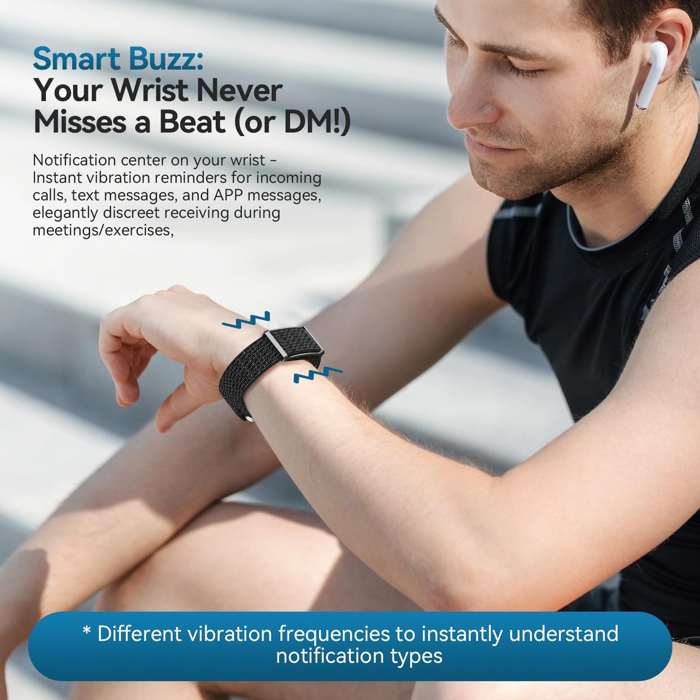 EnergyPort Fitness Tracker,Wearable Health Smart Bracelet Band with Blood Oxygen 170+ Sport Mode 60-Day Battery,Lifetime Membership,Activity Tracking Heart Rate Sleep Monitor for Android iOS,2 Bands