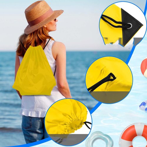 Outdoor Sports Drawstring Backpack Swimming and Fitness Bag Shopping Bag Folding Drawstring bag