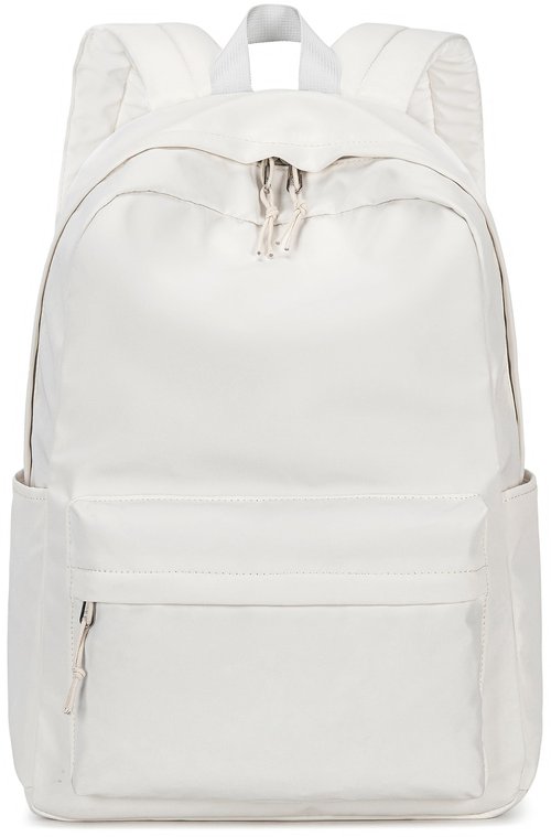 School Backpack for Teen Girls Women Laptop Backpack College Bookbags Middle School Travel Work Commuter Back Pack(Solid Beige)