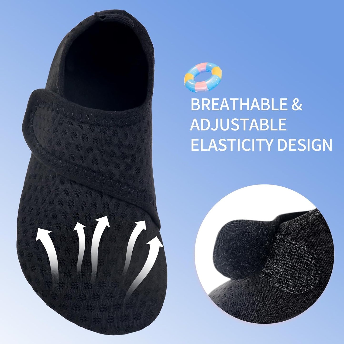 Kids Boys Girls Toddler Water Shoes,Beach Swim Non Slip Quick Dry,Barefoot Sports Aqua Socks Fast Dry for Sports Outdoor