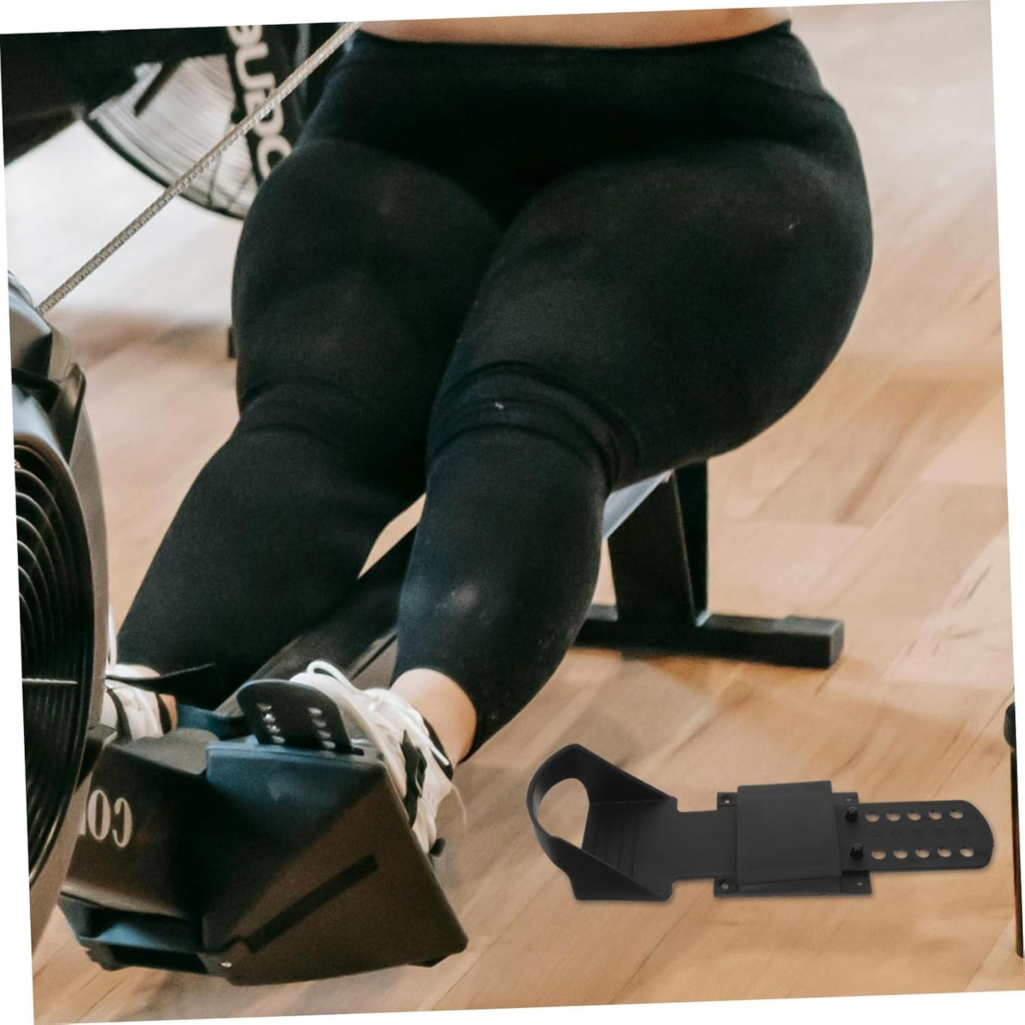 1Pair Skid Rowing Machine Pedals for Exercise Replacement Foot Pedals Compatible with Water Resistance Rowing Machines Durable Rowing Machine Supplies