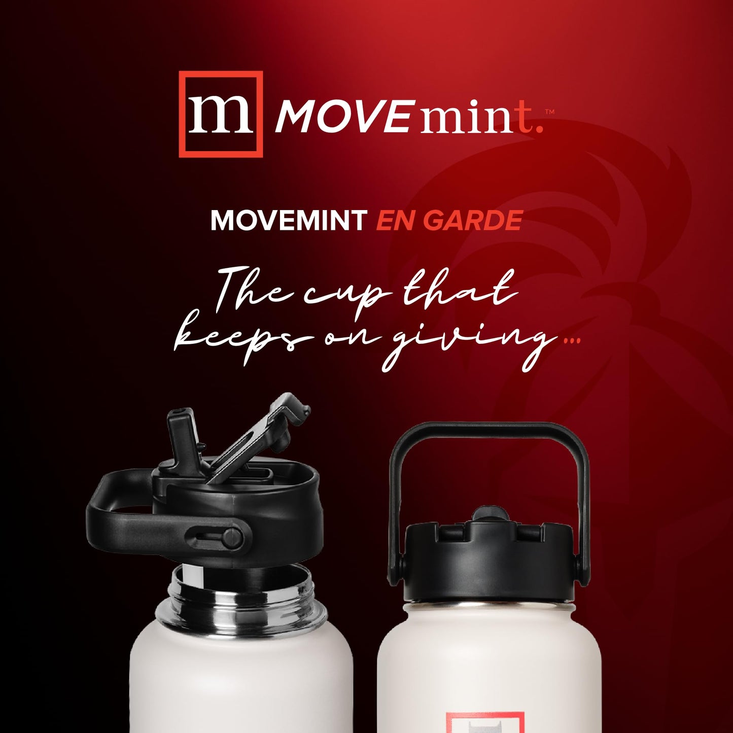 Mint Sport Insulated Stainless Steel Water Bottle with Straw – 32 oz BPA-Free Sports Water Bottle, Leakproof Double-Wall Vacuum Insulation for Gym, Travel & Sports (Midnight Black)