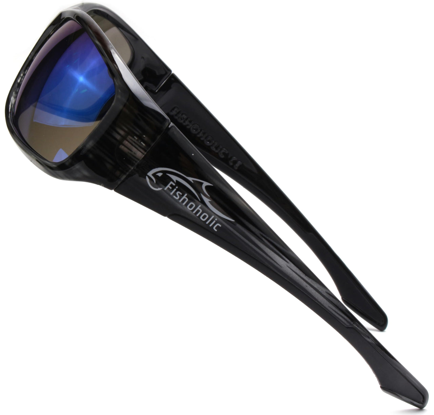 Fishoholic Pro Series Polarized Fishing Sunglasses with Rubber - UV400 Sun Protection Fishing Gift