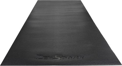ZENY Exercise Equipment Mat 96''x38'', Exercise Bike, Elliptical, Treadmill Mat, Bike Trainer Pad for Gym Equipment Floor Protector