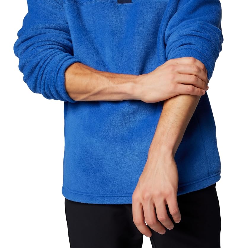 Columbia Steens Mountain Half Snap Fleece Jacket - Mountain Blue / Collegiate Navy, Large