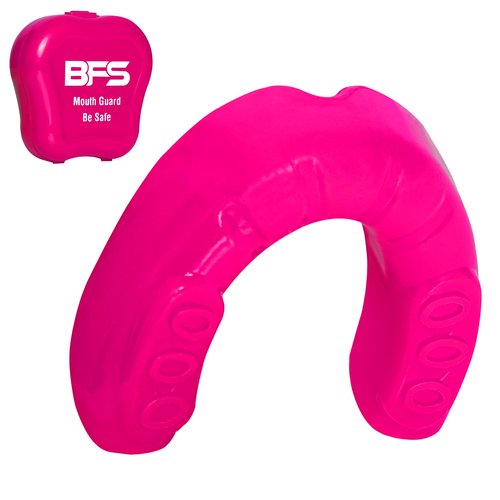 BFS IMPEX Sports Mouth Guard for Kids,Youth,Boys,Girls,Child Teen Mouthguard with Case (BPA Free) for Boxing, Martial Arts,MMA Karate,Lacrosse,Football,Soccer and All Contact Sports (Pink)