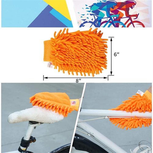 focopot Bike Cleaning Kit (9pcs), Including Chain Cleaner for Cycling,Bicycle Clean Brush Tools for Mountain/MT/Road/BMX Bike