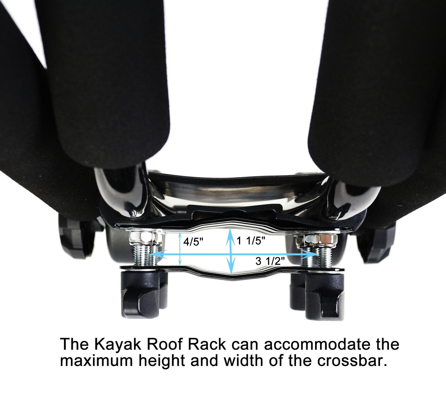 Folding Kayak Roof Rack J-Bar Adjustable
