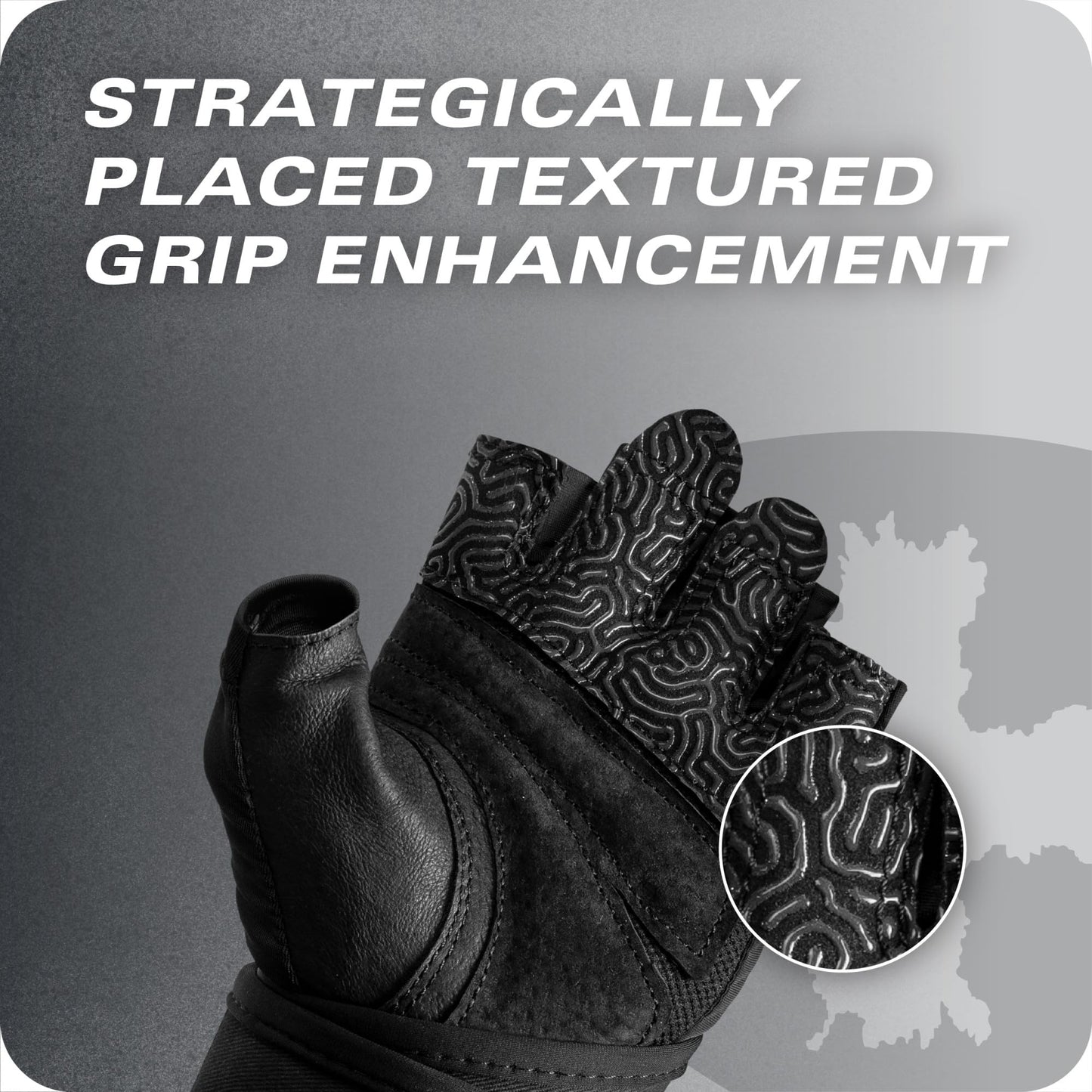 Harbinger Pro Wristwrap Gloves 3.0 - Enhanced Grip, Superior Wrist Support, Breathable 4-Way Stretch Lycra, Durable Leather Palm, Half-Finger Design for Weightlifting, Gym, Black, Medium - Men's