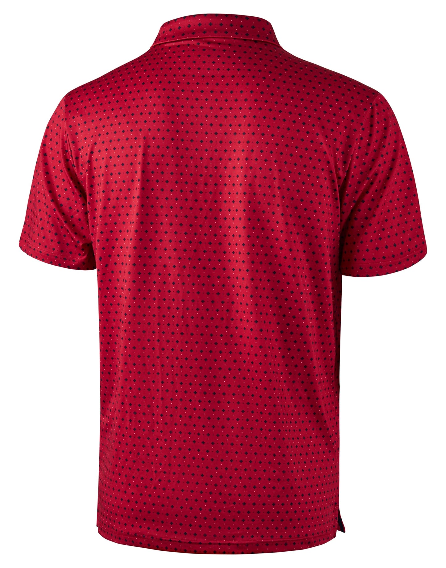 Obla Mens Golf Polo Shirts Short Sleeve Dry Fit Performance Moisture Wicking Casual Print Collared Golf Shirts for Men (Red Flower_4XL)
