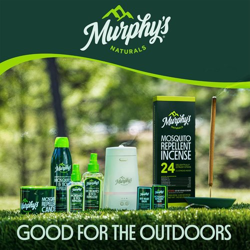 Murphy's Naturals Mosquito Bug Repellent Candles for Outdoor Patio, Citronella & Essential Oils, Soy/Beeswax Blend, 30-Hour Burn Time, 9 Ounce, 2-Pack