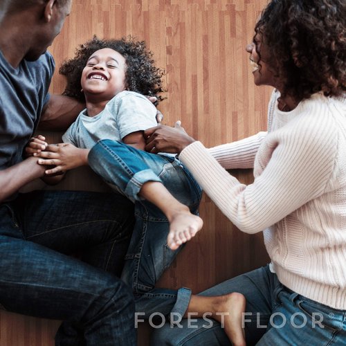 Forest Floor 3/8 Inch Thick Printed Foam Tiles, Premium Wood Grain Interlocking Foam Floor Mats, Anti-Fatigue Flooring – Stylish Flooring Solution, White Oak, 48 Sq Ft