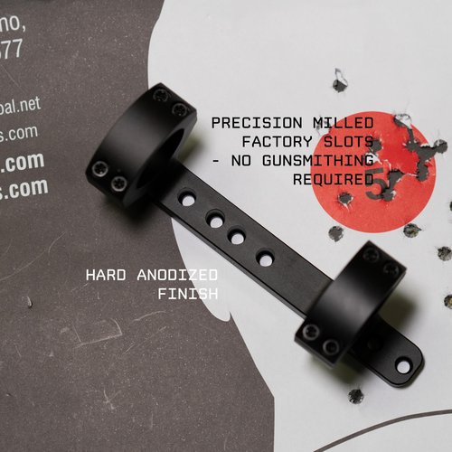 Monstrum Dual Ring Scope Mount | Compatible with Marlin 336/1894/1895 Lever Action | 1 Inch Diameter