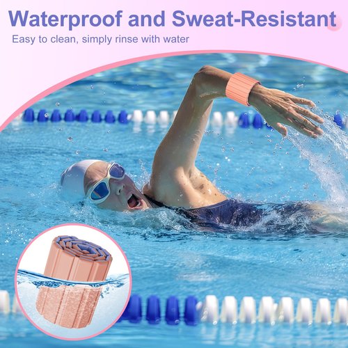 Lxlivn Stackable Magnetic Ankle and Wrist Weights for Women and Man, Adjustable Wearable Weights for Jogging, Swimming, Cardio, Yoga, Barre, Pilates,Wrist Weights & Ankle Weights Set of 2 (1LB Each)