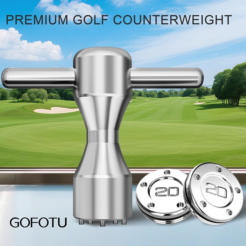 Golf Weights Set 2pcs 5g-45g for Titleist Scotty Cameron Newport putters w/ Wrench
