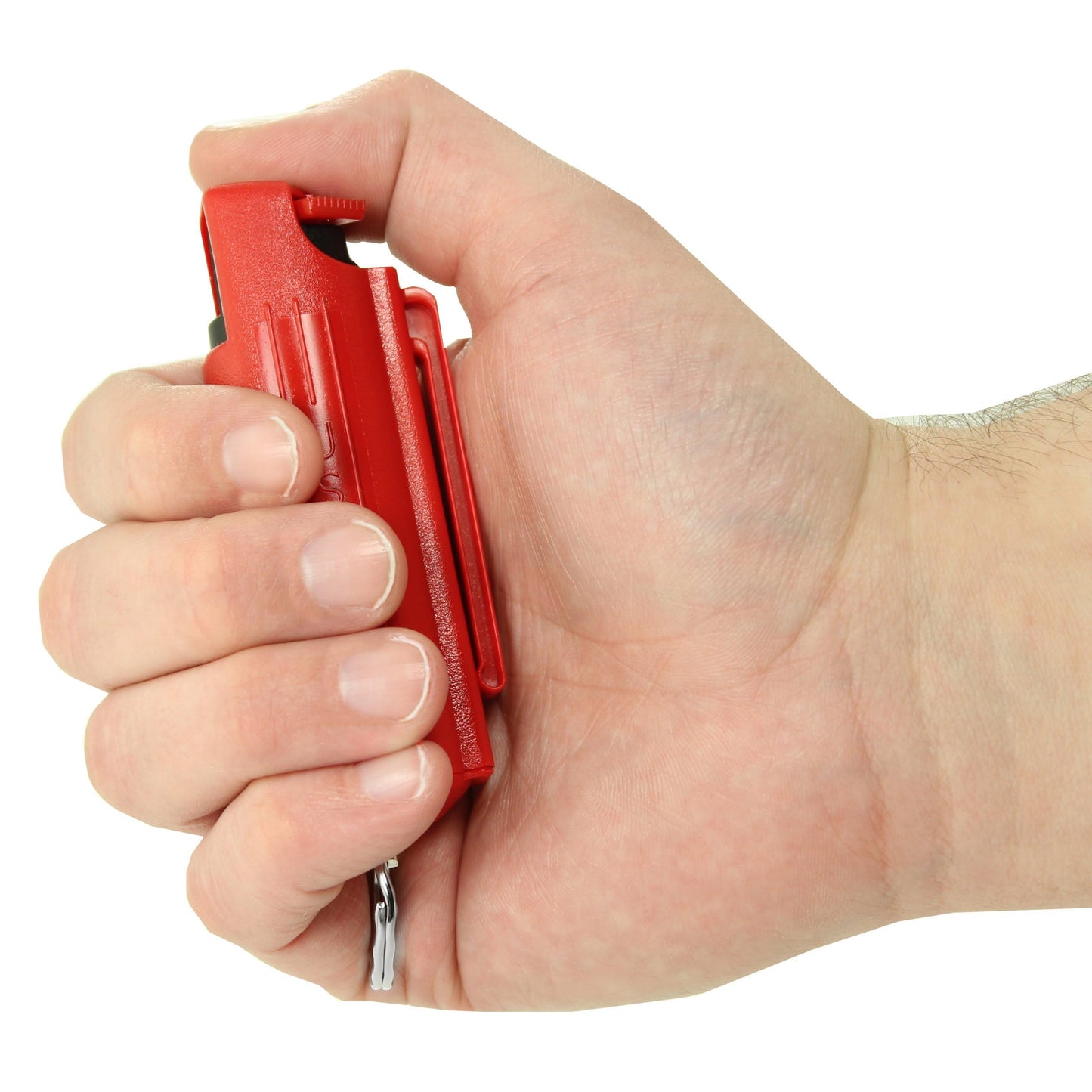 Streetwise 18 Pepper Spray Keychain for Women - Red Hard Case, Lab Certified Heat, Compact Spray with UV Dye & Twist Lock