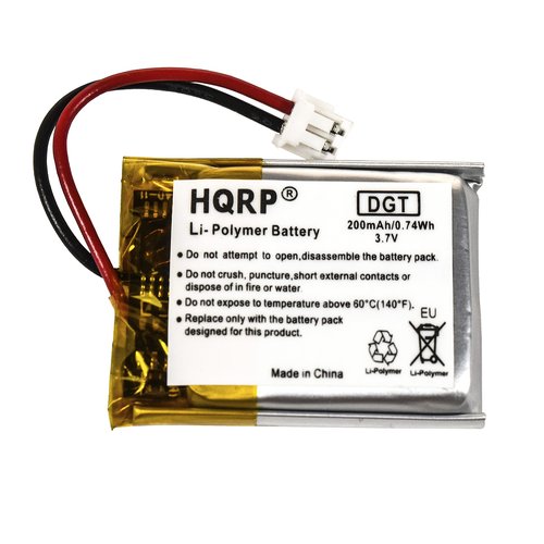 HQRP Battery Compatible with Sportdog FieldTrainer 425, 425S, SD-425, SD-425S, FT-125, WetlandHunter 425CAMO, SD-425CAMO, FT-125W Remote Dog Training Transmitter Field-Trainer SAC54-13734 SDT00-13857
