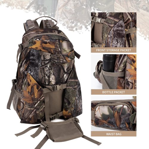 BLISSWILL Hunting Backpack Outdoor Gear Hunting Daypack for Rifle Bow Gun Hunting Gifts for Men