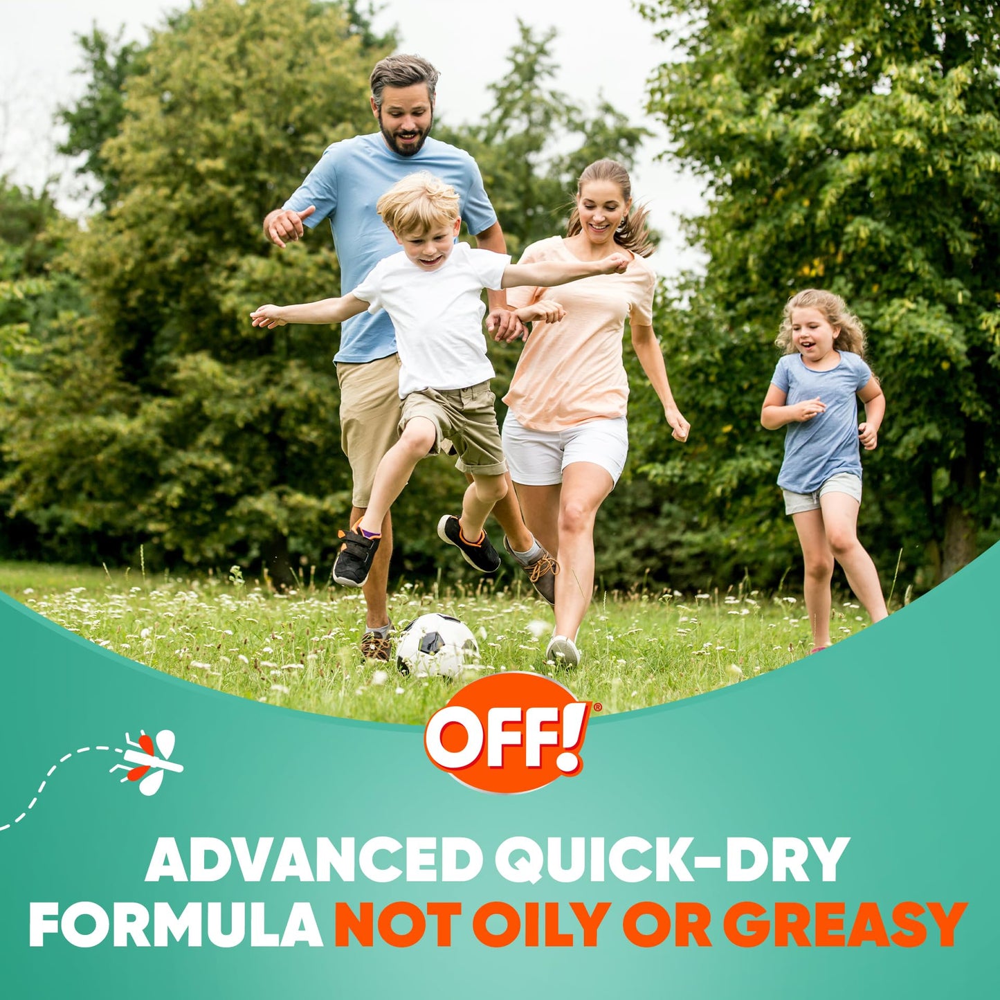 OFF! Family Care Mosquito, Tick, and Insect Repellent I, Smooth & Dry Bug Spray for the Beach, Backyard, Picnics and More, 2.5 oz (Pack of 12)