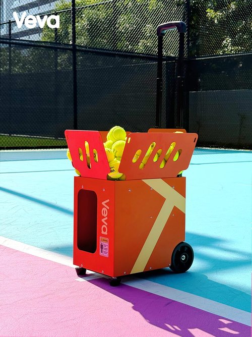 Portable Tennis Ball Machine(15kgs), Smart Tennis Ball Machine Launcher,120+ Balls, 28 Programmable and Preset Drills, Lightweight, Smart APP Control, for Indoor/Outdoor Tennis Training