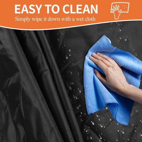 Mineye Protective Cover for Home Gym Set with Waterproof Zipper, 600D Oxford Waterproof& Dustproof Cover for Gym Station/Home Excersize Equipment Set- UV Resistant, Dustproof, 67"L x 41.3"W x 72.8"H, Black