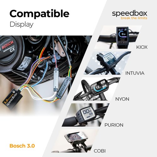 SpeedBox 3.0 Compatible with Bosch/eBike Tuning chip Compatible with Bosch Motors 2017-2024 + Crank Puller/Speed umlimited