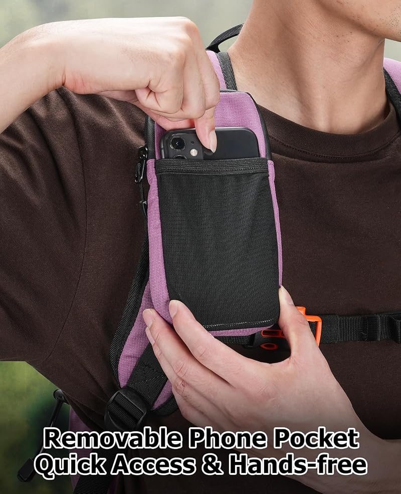 NOOLA 25L Hydration Backpack with 3L Water Bladder — Purple