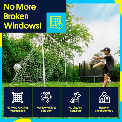 Open Goaaal Soccer Rebounder/Goal/Backstop All-in-One (Standard)
