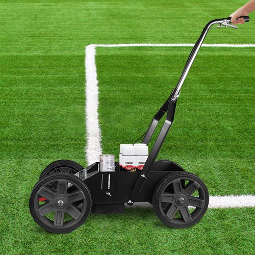 Lbraxyi High-Performance Striping Line Marking Machine, Athletic Field Striping Machine, Parking Lot Striping Machine, Work with Inverted Striping Spray Paint, Black