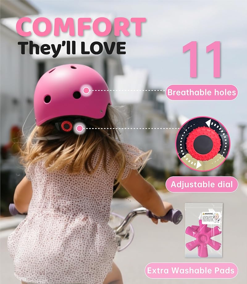 Girls in Wonderland Variation: Simply Kids Bike Helmet with DIY Stickers, CPSC & CE Certified