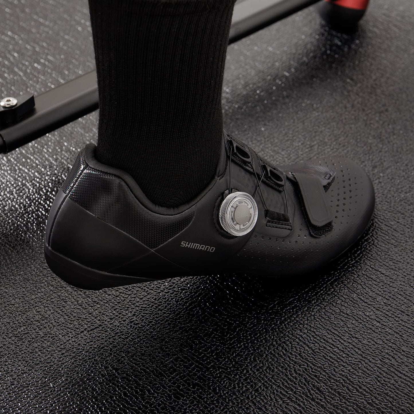 CXWXC Bike Trainer Floor Mat for Indoor Riding - Health & Fitness PVC Foam Exercise Bike Mat - Peloton Exercise Stationary Spin Bike Mat
