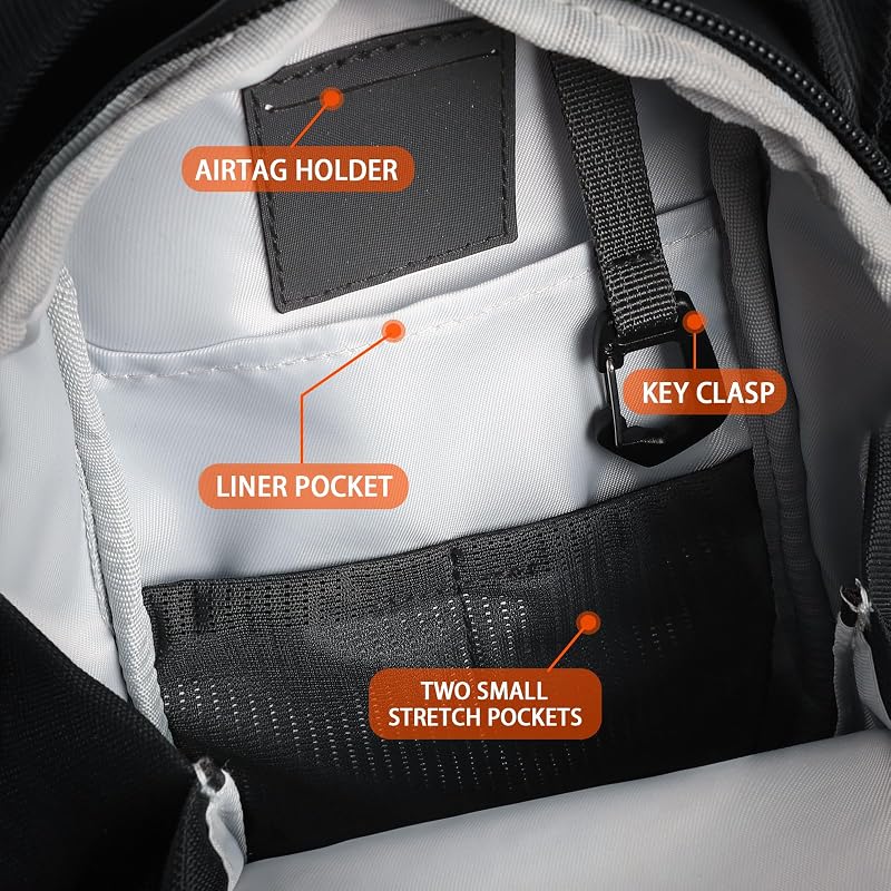 Magnetic Gym Bag Sling for Men & Women - Black | Multi-Carry Water Bottle Carrier