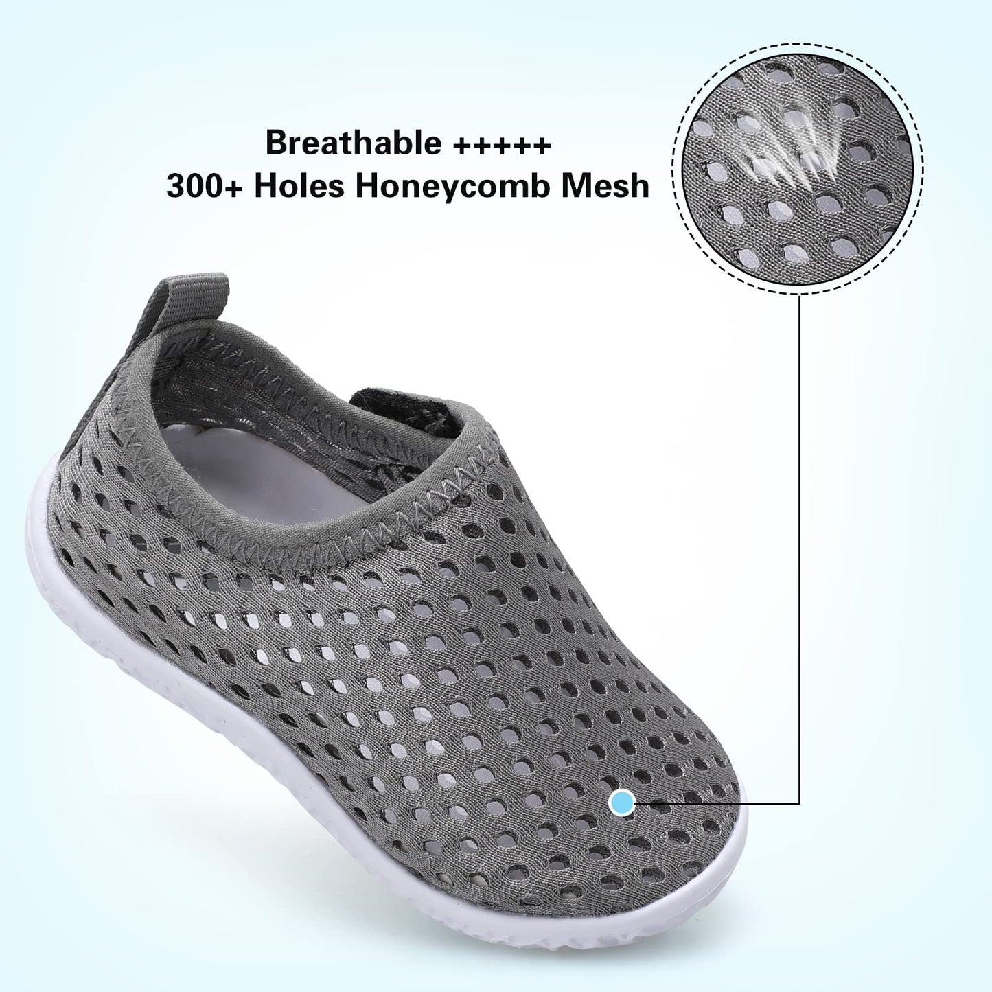 Toddler Water Shoes for Girls Boys Kids Barefoot Swim Beach Aqua Socks Summer Sandals Breathable Quick Dry for Outdoor Water Sports Pool River 7-7.5 Toddler