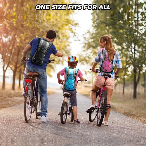CKE Hydration Backpack with 2L Hydration Bladder Camelback Water Backpack for Men Women Kids for Hiking Running Cycling Biking Ski Camping