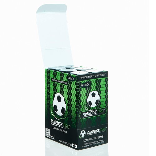 6-Pack - RefEDGE PRO Vanishing Referee Spray 3.2 oz