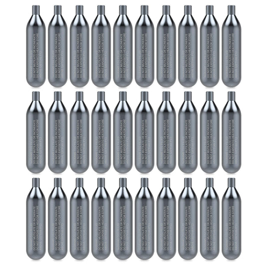 30 Pack 16 Gram Unthreaded CO2 Cartridges for Gallo Drain Gun HVAC Drain Line Cleaner Tool,CO2 Drains Gun Cartridges