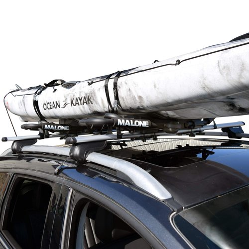 Malone Foldaway-5™ Multi-Rack Folding 1 or 2 Kayak, SUP, Canoe Carrier, Black (MPG125)