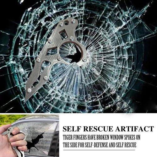 Tactical Knife Multitool - Women's Self Defense & Survival Gift - Mother's Day & Birthday Gift - Window Breaker