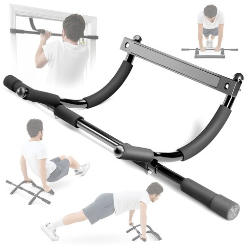 Sagler Pull up bar Doorway Heavy Duty Chin up bar Trainer for Home Gym Doorway Pull up bar or dip bar