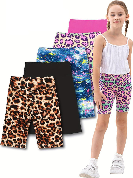 10 Pack Girls Bike Shorts 2.36” High Waisted Black Yoga Shorts for Toddler Girls Running Dance Jumping Sports Cheer