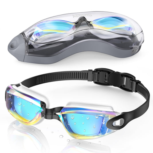 Aegend Swim Goggles, Swimming Goggles No Leaking Full Protect Adult Youth