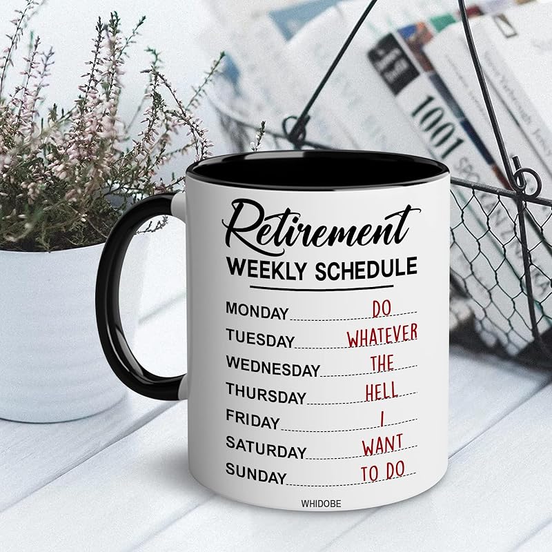 Accent Mug - Retirement Gift for Men and Women | 11 oz Ceramic Coffee Cup