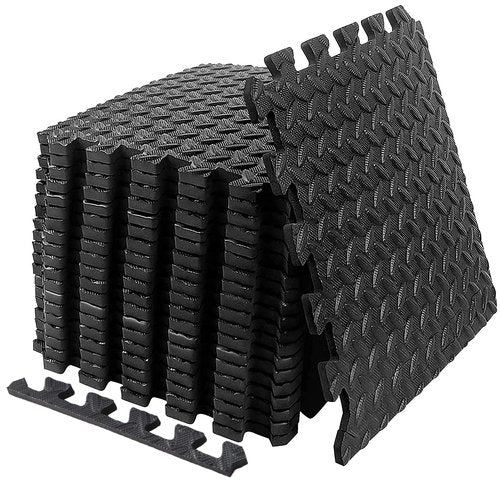 Exercise Mat Puzzle Floor Mat Tiles EVA Foam Gym Flooring Mats, 20 SQ.FT Interlocking Foam Floor Tiles Gym Equipment Workout ym, Yoga, Gymnastics