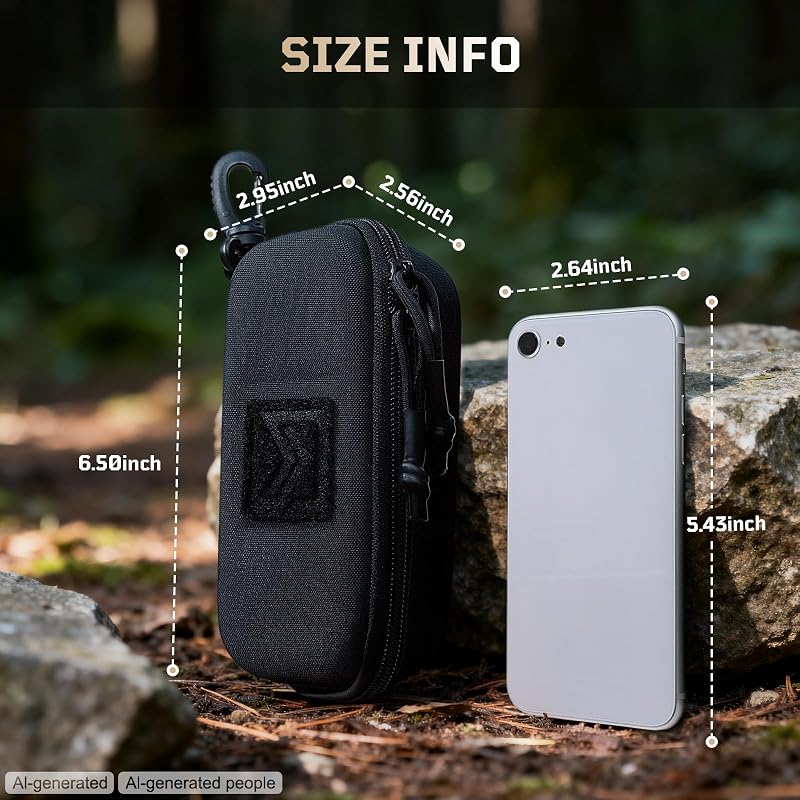 Universal Hard Shell Glasses Case with 180° Opening