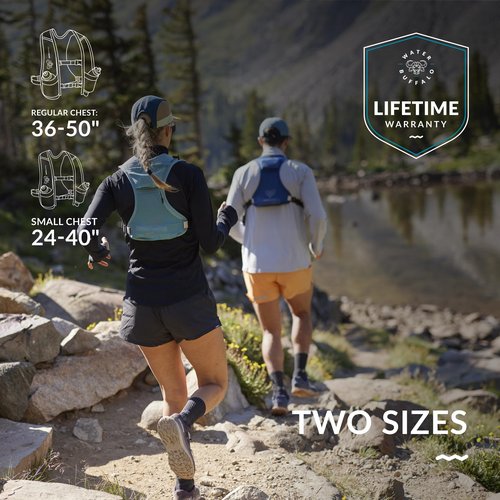 Water Buffalo Quiver Running Vest – Lightweight Hydration Pack with Dual Bottles for Men & Women, Ideal for Trail & Marathon Training