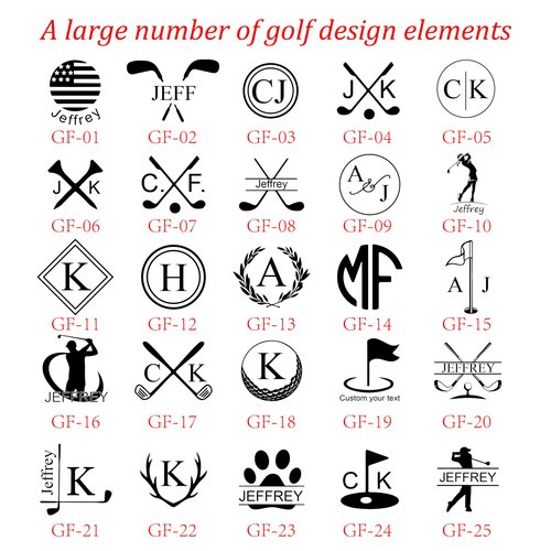 Srmgieenly Custom Golf Ball Stamp Gift Set – Personalized Marker with Refillable Ink, Color Box & Pouch – Summer Golf Essentials – Great Gift for Men, Women, Father's Day & Christmas 2025