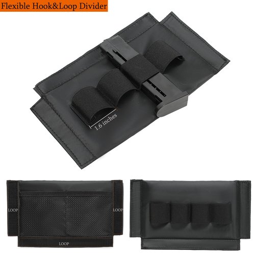 Small Tactical Camping Storage Bag with US Flag Patch - Ammo Bag with Detachable Inner Mag Slots Panel, Tactical Molle Admin Pouch,Utility Laser Cut EDC Tool Pouch Bags (Small Bag)