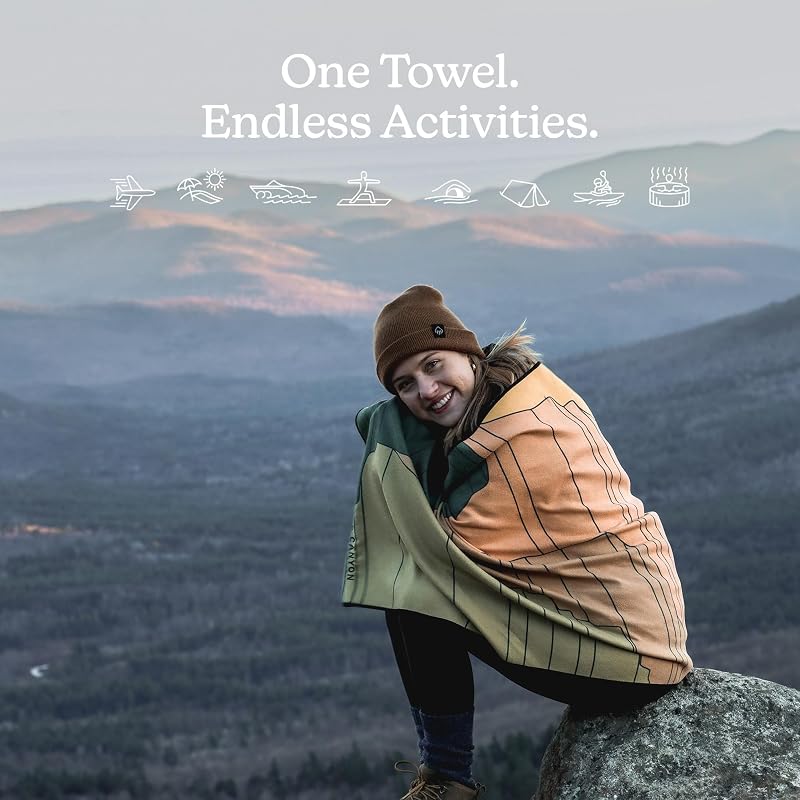 Nomadix Original Towel - Grand Canyon National Park - Sand-Resistant, Quick-Dry, Recycled Materials