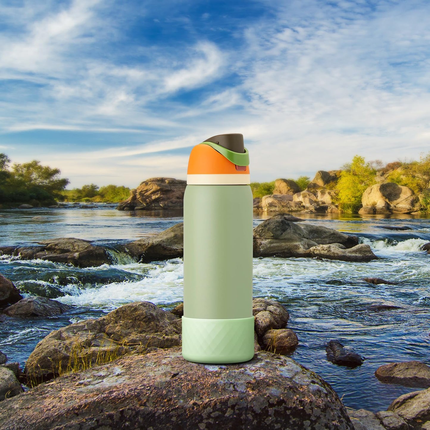 Beonsky Silicone Boot for Owala Water Bottle 40 oz, Anti-Slip Protective Sleeve for FreeSip/Twist/Flip Stainless Steel Water Bottles Accessories