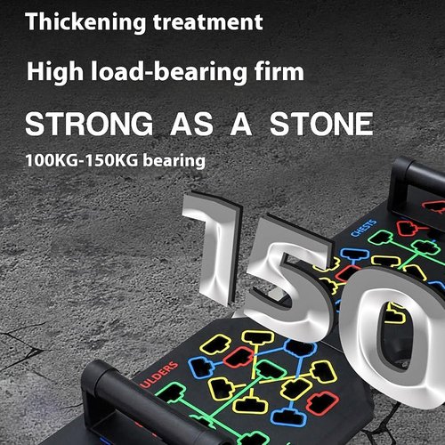 Push Up Board,Home Gym,Portable Exercise Equipment, 20 in 1 Home Workout Equipment, Pushup Handles for Floor, Full Body Workout at Home, Foldable, Professional Strength Training Equipment For Man and Women.